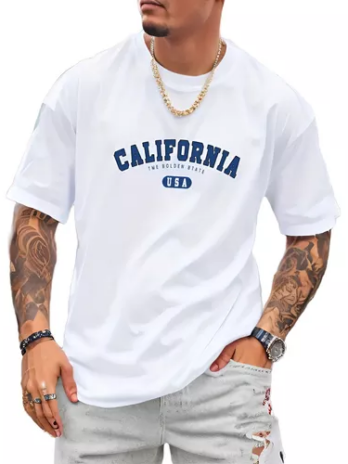 Camiseta Masculina California Curva Camisa